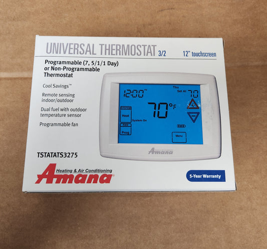 7 DAY/5-1-1 PROGRAMMABLE/NON PROGRAMMBLE AUTO CHANGEOVER DIGITAL THERMOSTAT 1 HEAT/1 COOL SINGLE STAGE 20-30 VCA