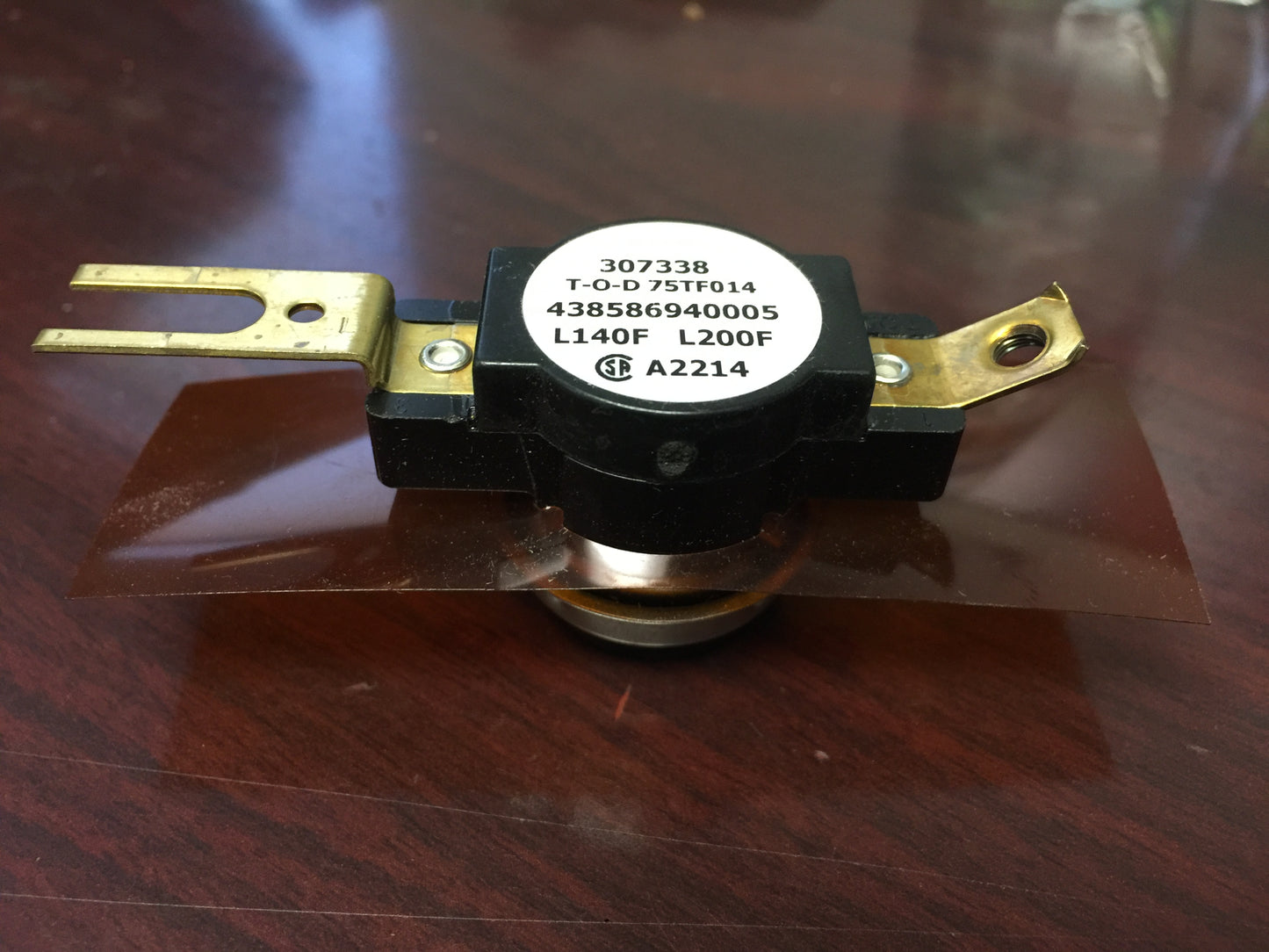 DUAL THERMAL LIMIT SWITCH; 140-200F