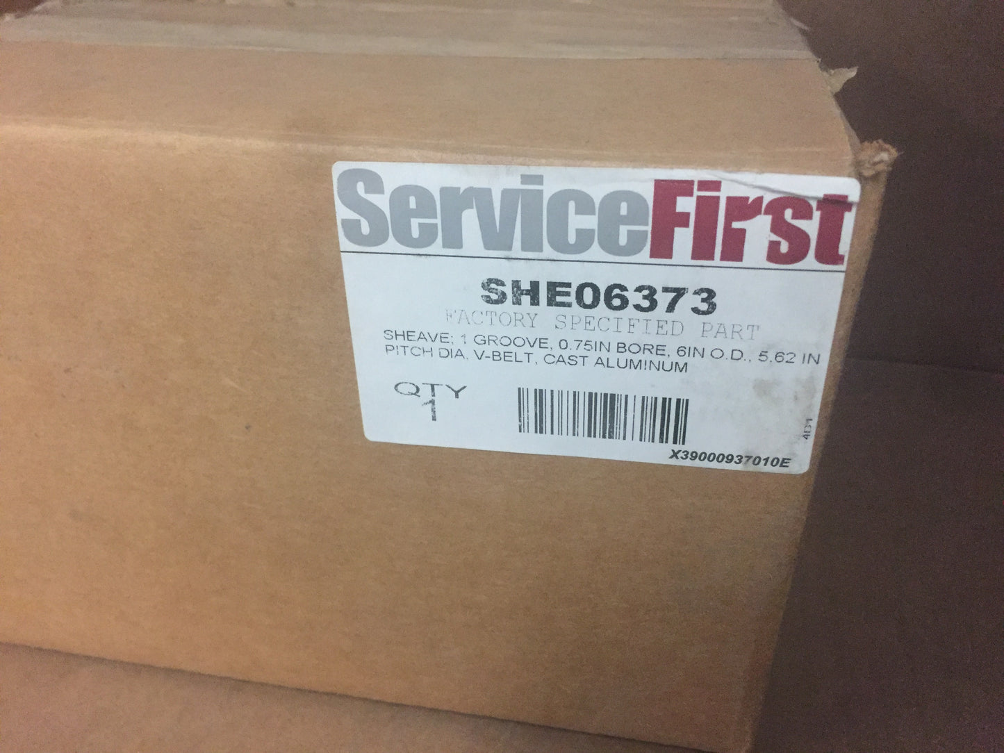 CAST ALUMINUM V-BELT SHEAVE