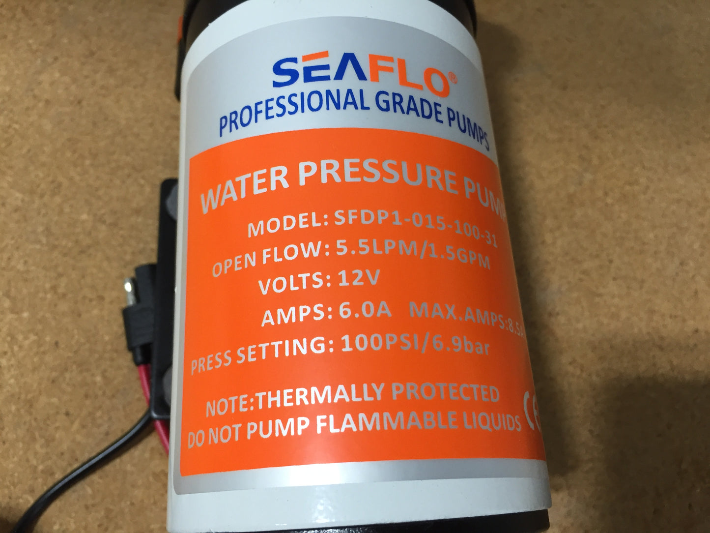 31 Series DC Diaphragm Water Pressure Pump 12V/24V 2.0-8.0LPM 17-160PSI
