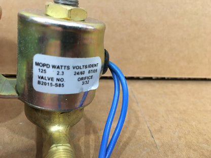 SOLENOID VALVE WITH COIL 24V 2.3 WATTS