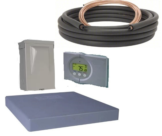 AC PAD, LINESET, THERMOSTAT AND DISCONNECT SWITCH