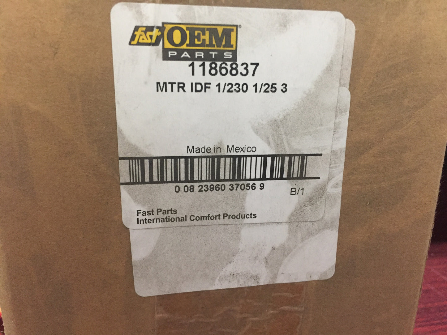 1/25 HP BLOWER MOTOR 230/60/1 3200 RPM