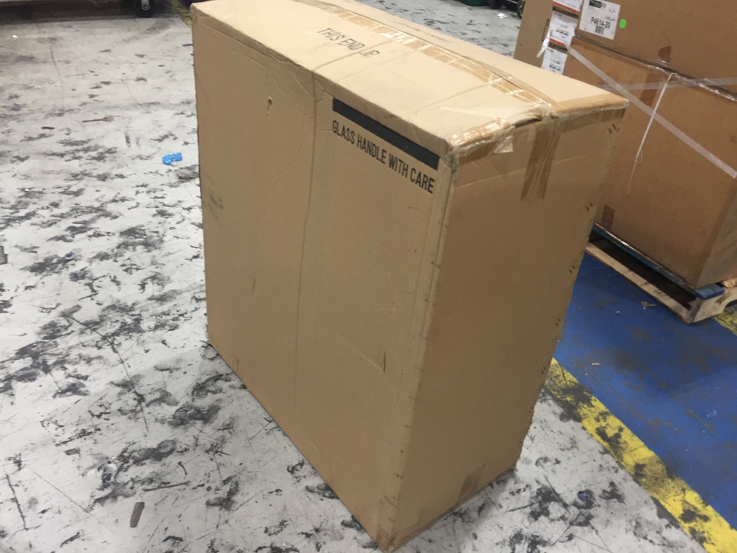 9 LIGHT "NICHOLSON" CHANDELIER WITH SATIN ETCHED GLASS; OLDE BRONZE FINISH, 120V, 100W