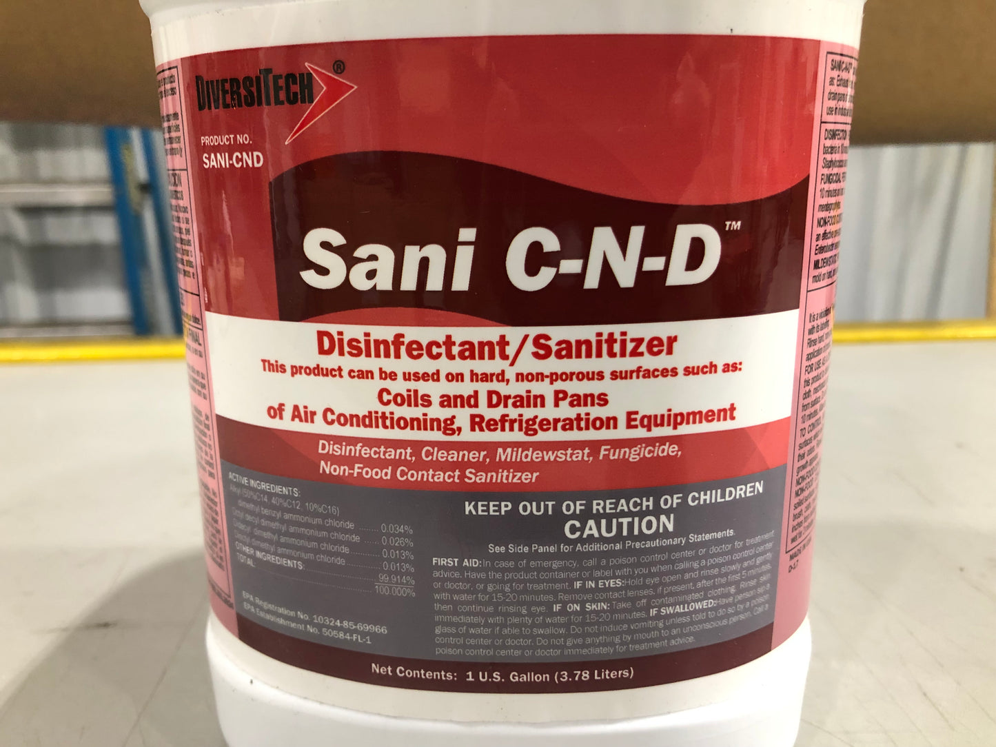 SANI C-N-D COIL AND DRAIN PAN DISINFECTANT 1 GALLON