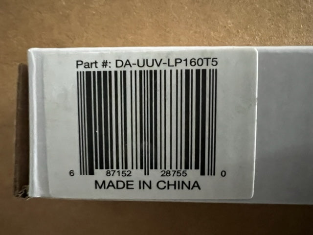 CLEAR BLUE BULB, 25 WATTS,16"LENGTH