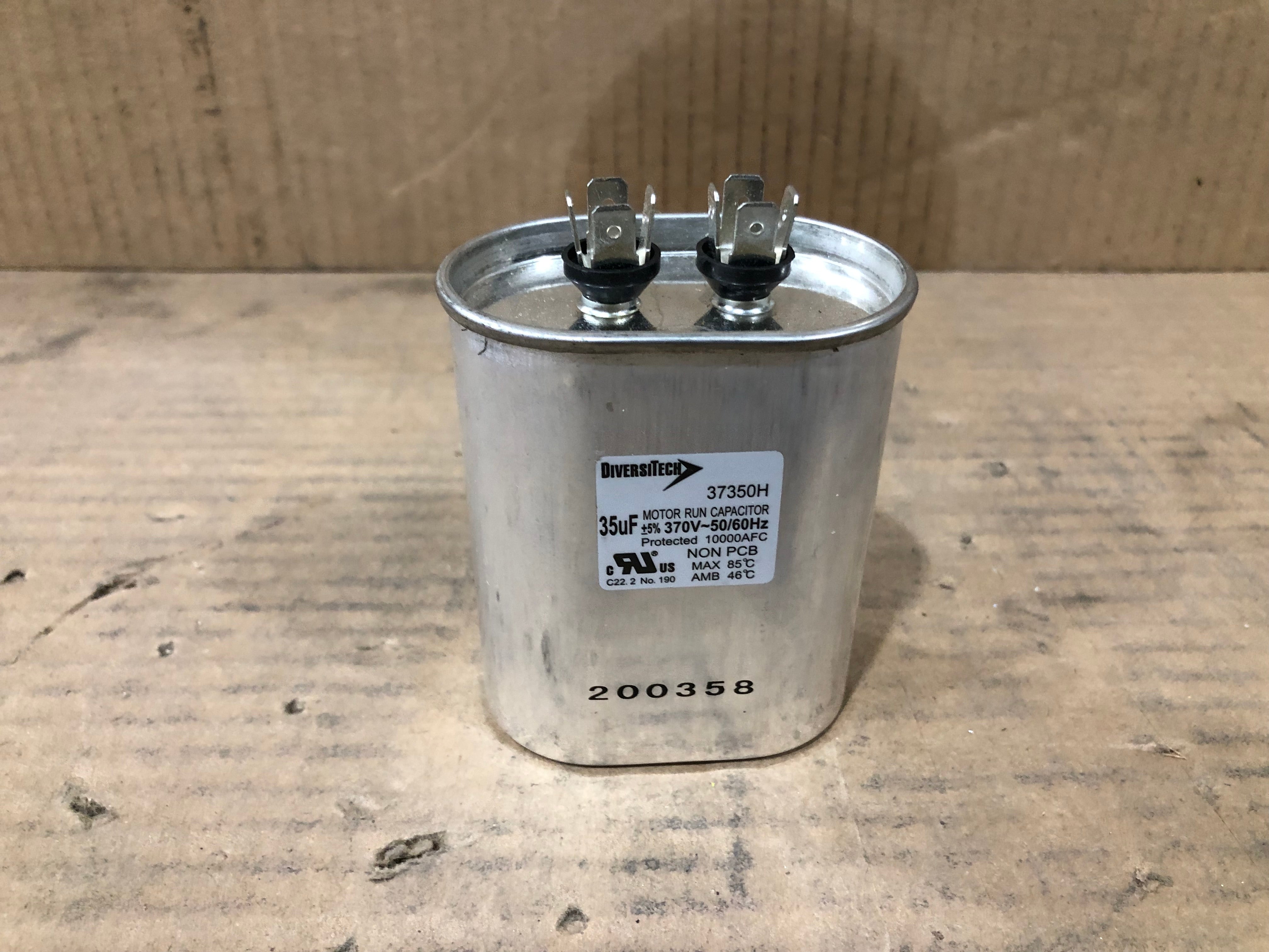 Air Conditioning HVAC Oval Dual Motor Run Capacitor 30 + 5 MFD 370 Volt