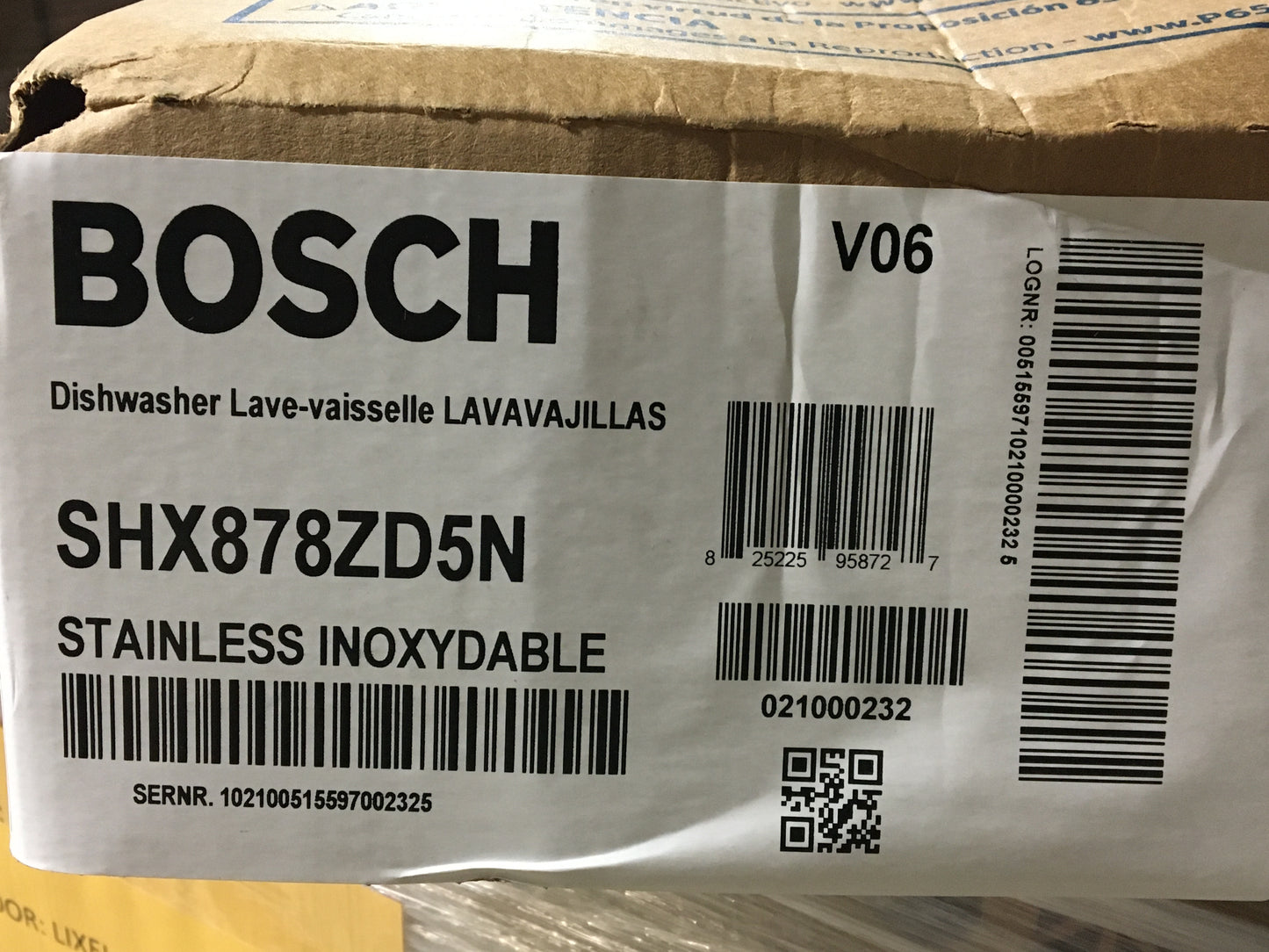 24" BAR HANDLE STAINLESS STEEL BUILT-IN DISHWASHER W/ (6) CYCLES & TOUCH CONTROL, 120V/60HZ/1PH