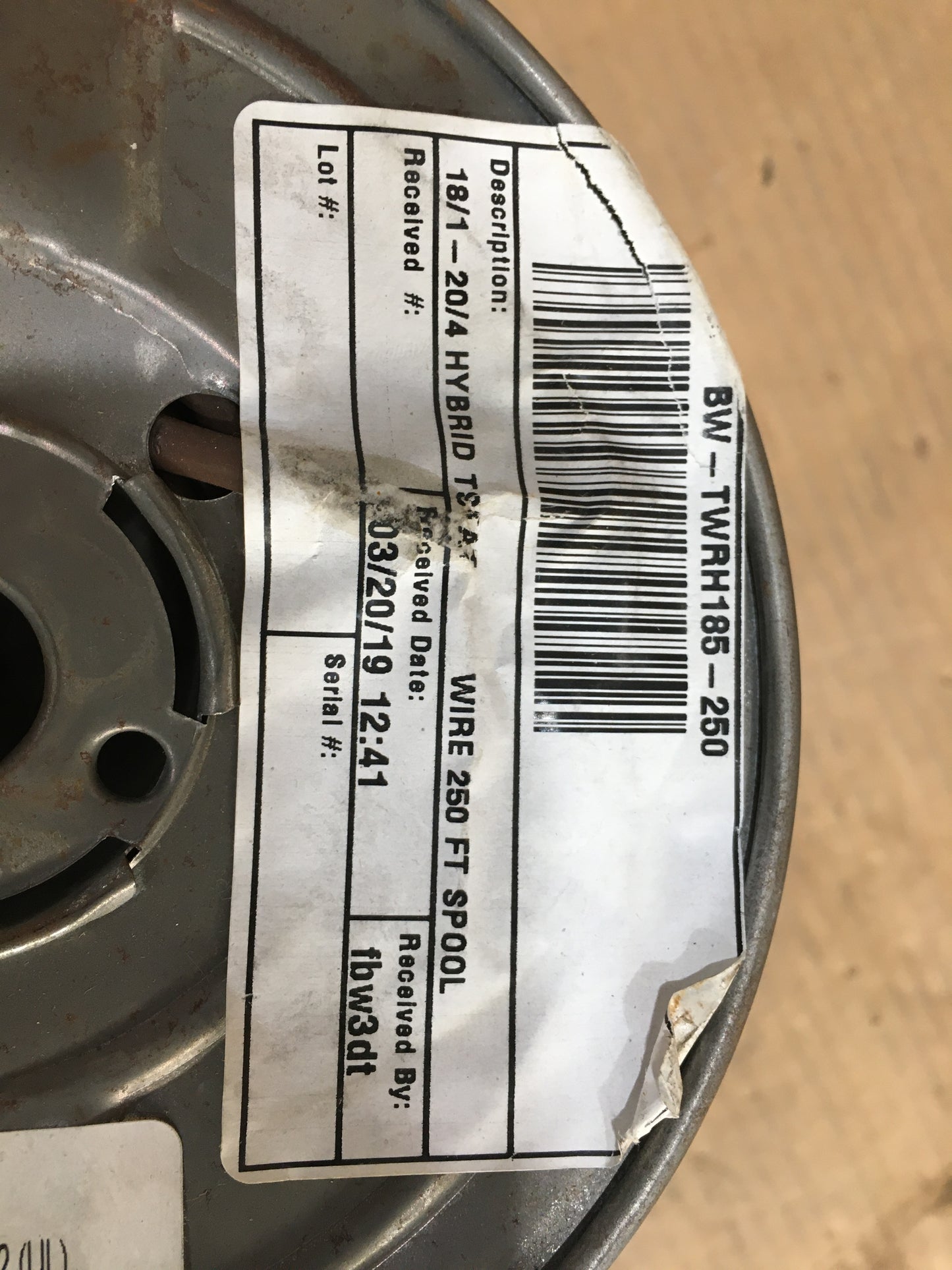 18/1-20/4 HYBRID THERMOSTAT WIRE, 250 FOOT SPOOL