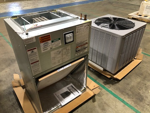 2.5 TON SPLIT SYSTEM HEAT PUMP WITH 3 TON WALL MOUNTED FANCOIL WITH 8KW HEAT 14 SEER 208-230/60/1 R-410A