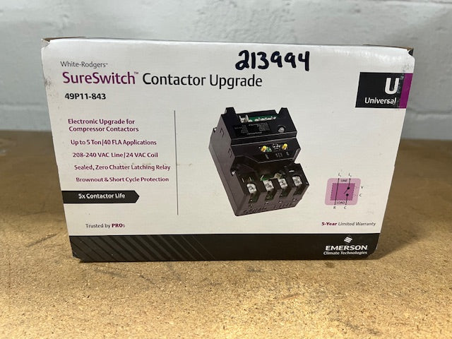 SURESWITCH UNIVERSAL ELECTRONIC UPGRADE FOR MECHANICAL COMPRESSOR CONTACTORS,