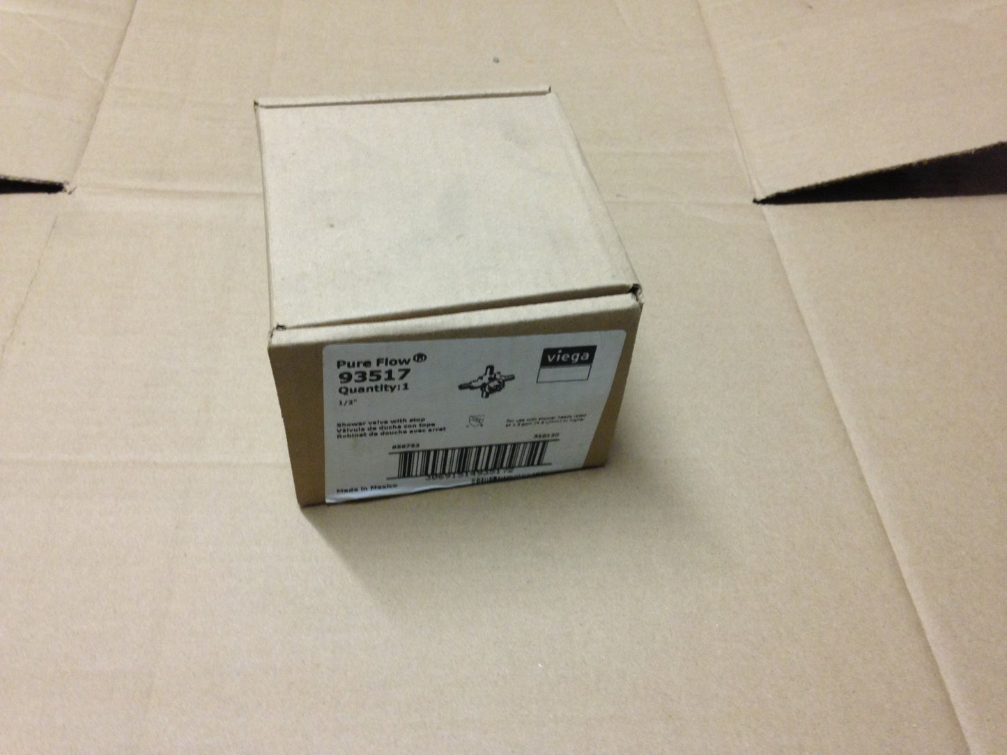 SHOWER VALVE WITH STOP, 1/2"