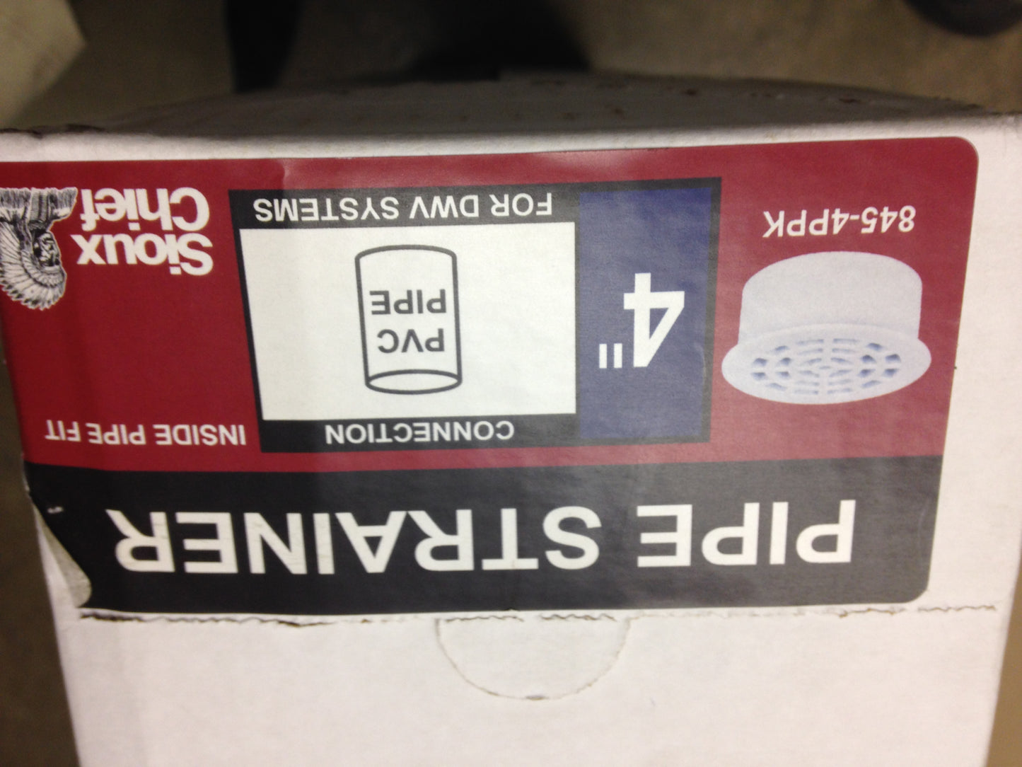 INSIDE PIPE FLOOR DRAIN,4" SOLD AS 10 PER BOX