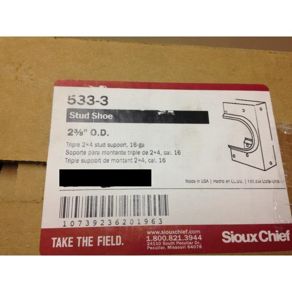 STUD SHOE, 2 3/8" O.D.