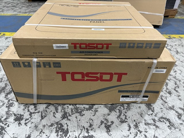 12,000 BTU INDOOR CASSETTE HEAT PUMP MINISPLIT UNIT R-410A 208-230/60/1
