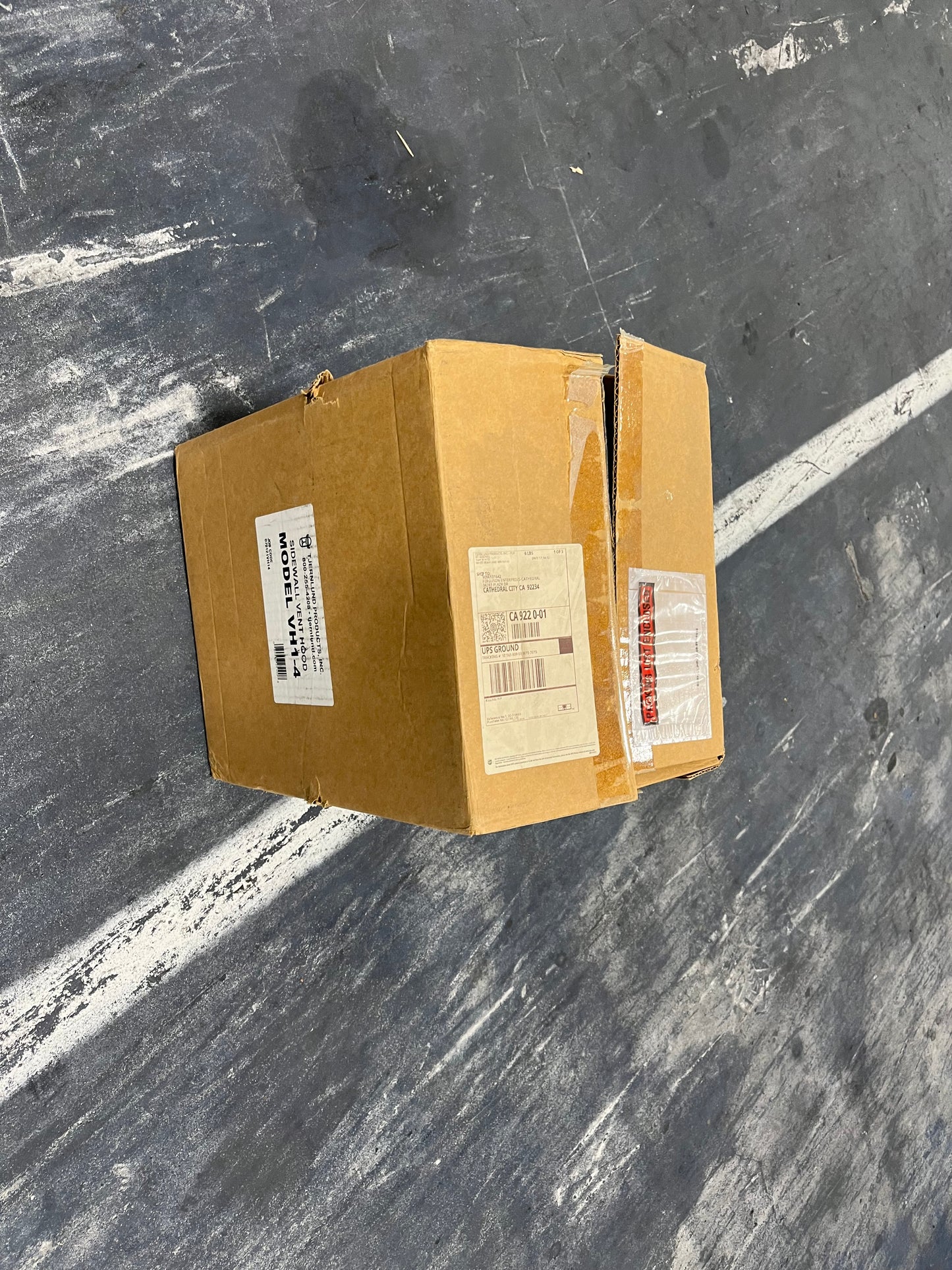 4" VH1 SERIES SIDEWALL VENT HOOD