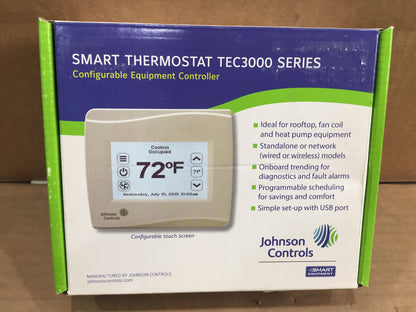 BACNET, N2 AND MSTP NETWORKED THERMOSTAT CONTROLLER WITH ECONOMIZER; 24V