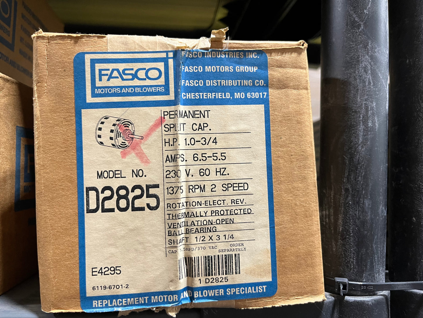 1.0-3/4 HP PERMANENT SPLIT 230/60/1
