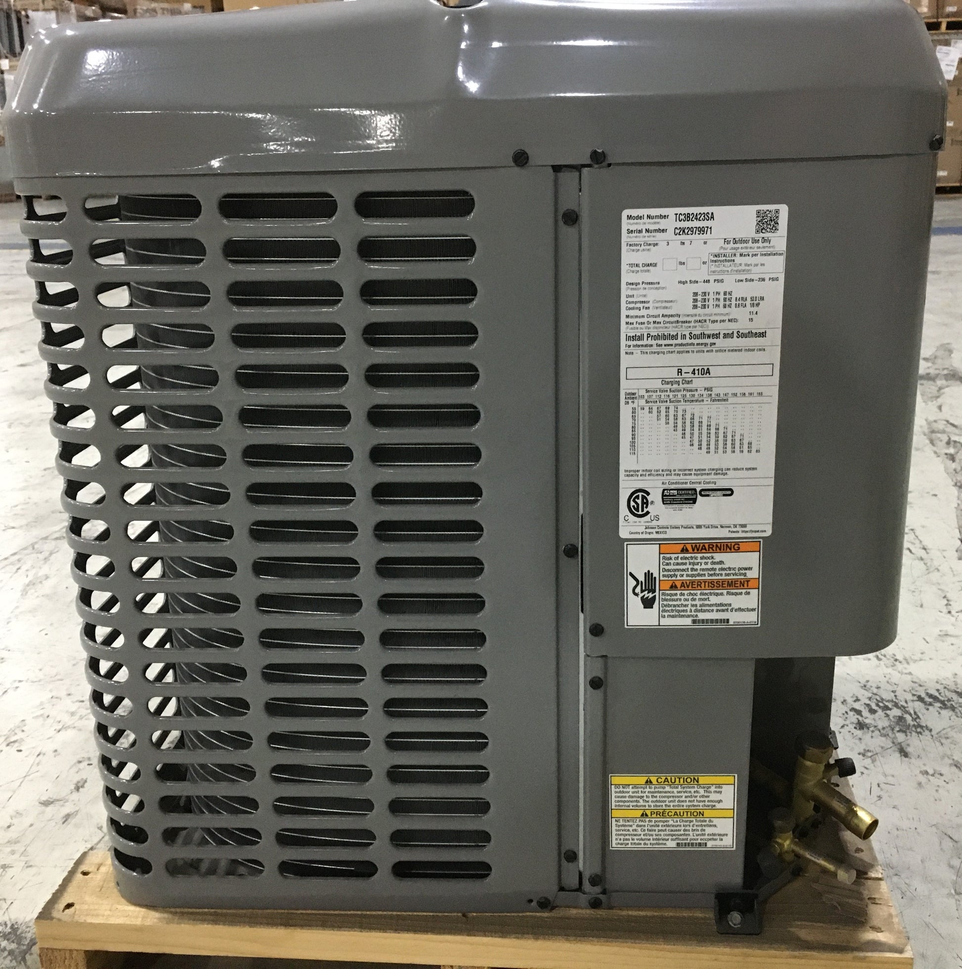 2 TON SPLIT-SYSTEM AIR CONDITIONER 208-230/60/1 R410A 13 SEER