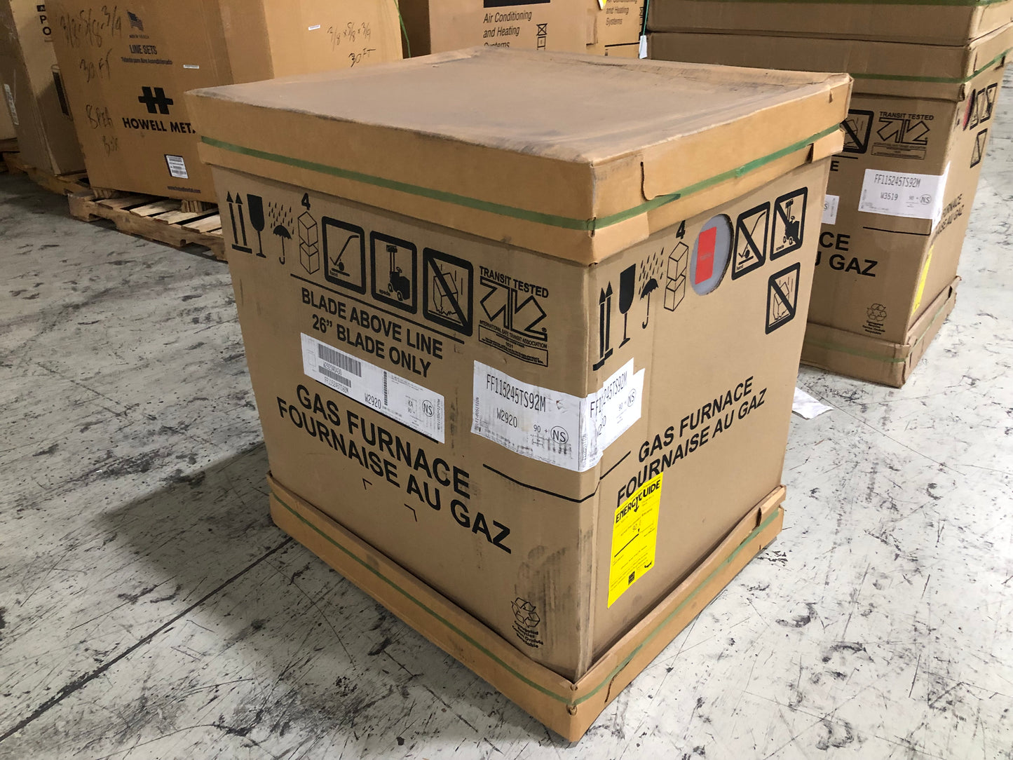 112000 BTU SINGLE-STAGE MULTIPOSITION ECM MULTI SPEED GAS FURNACE 92% AFUE 115/60/1 CFM: 1748