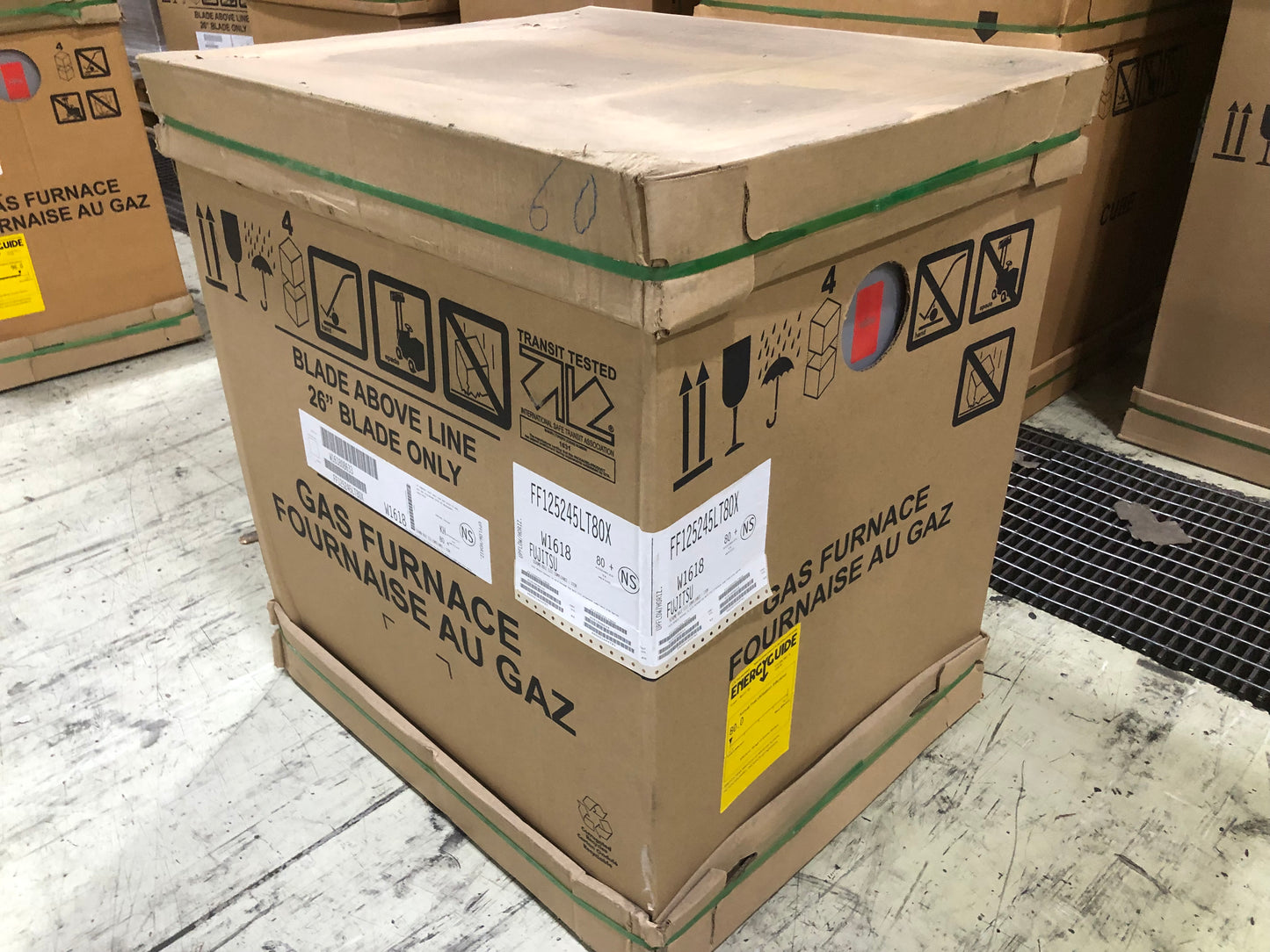 125000 BTU TWO-STAGE UPFLOW/HORIZONTAL COMMUNICATING ECM VARIABLE SPEED GAS FURNACE 80% AFUE 115/60/1 CFM: 2000