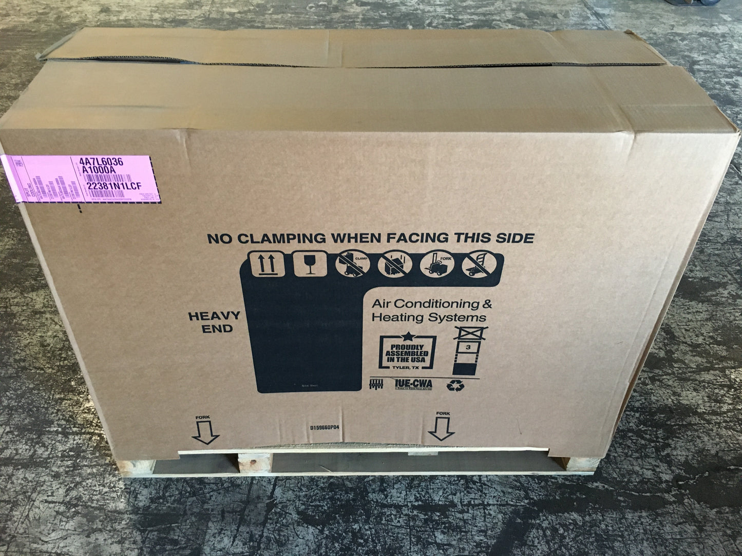 3 TON HORIZONTAL SPLIT-SYSTEM AIR CONDITIONER 208-230/60/1 R410A 16 SEER