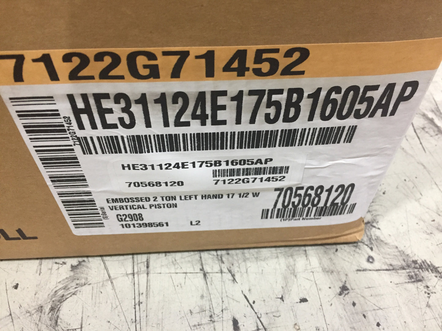 2 TON AC/HP UPFLOW/DOWNFLOW CASED ''A'' COIL, R-22 / R-410A CFM 800