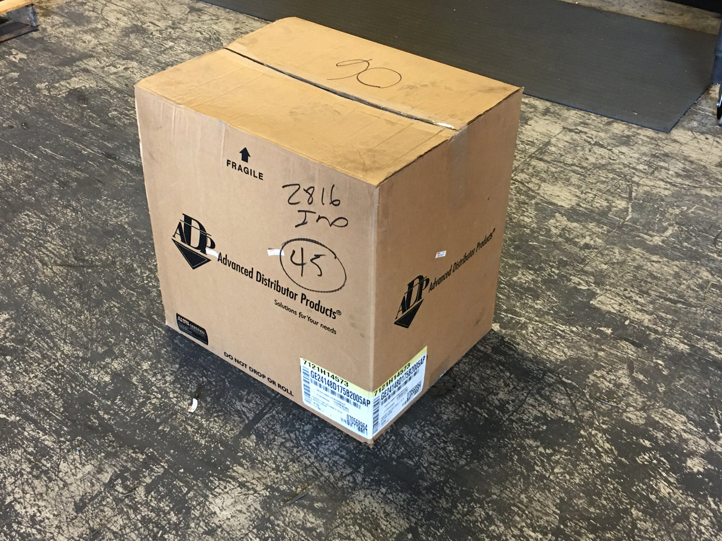 4 TON AC/HP UPFLOW/DOWNFLOW CASED ''A'' COIL, R410A CFM 1600