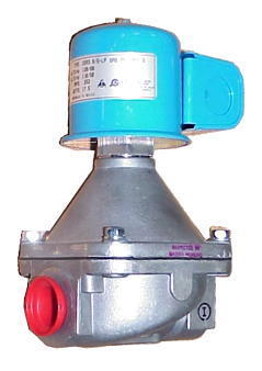 GAS VALVE, SOLENOID OPERATED
