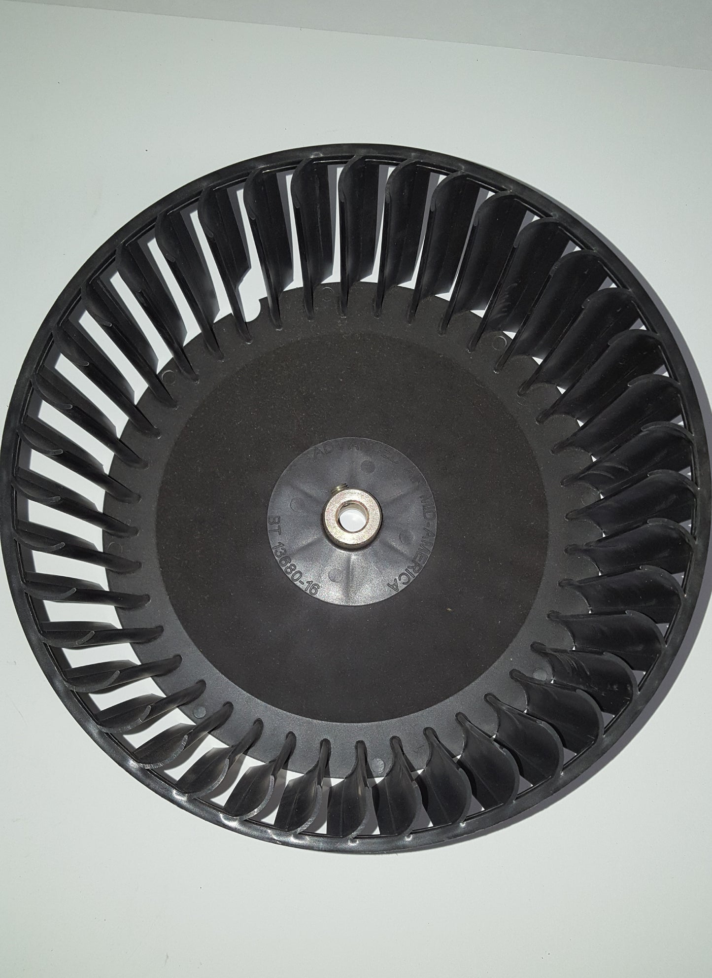 9 1/4" X 4 5/8" X 1/2" CCW Plastic Blower Wheel