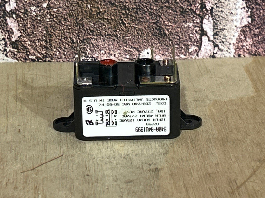 208/240 V, 50/60 Hz, 12 Amps, Relay
