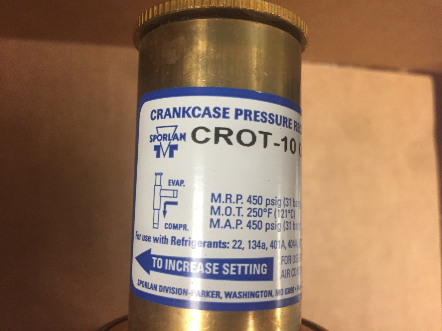 Crankcase Pressure Regulating Valve