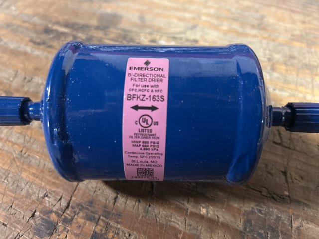 16 Cu In 3/8" ODF Solder Bi-Flow Filter Drier