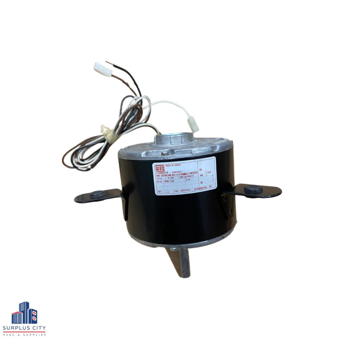1/6HP Condenser Fan Motor 220/60/1 RPM:1100/1-Speed