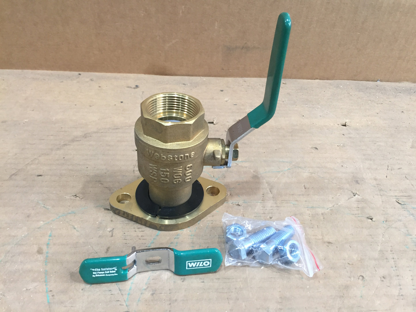 1-1/4" IPS X Flange Ball Valve with Rotating Flange