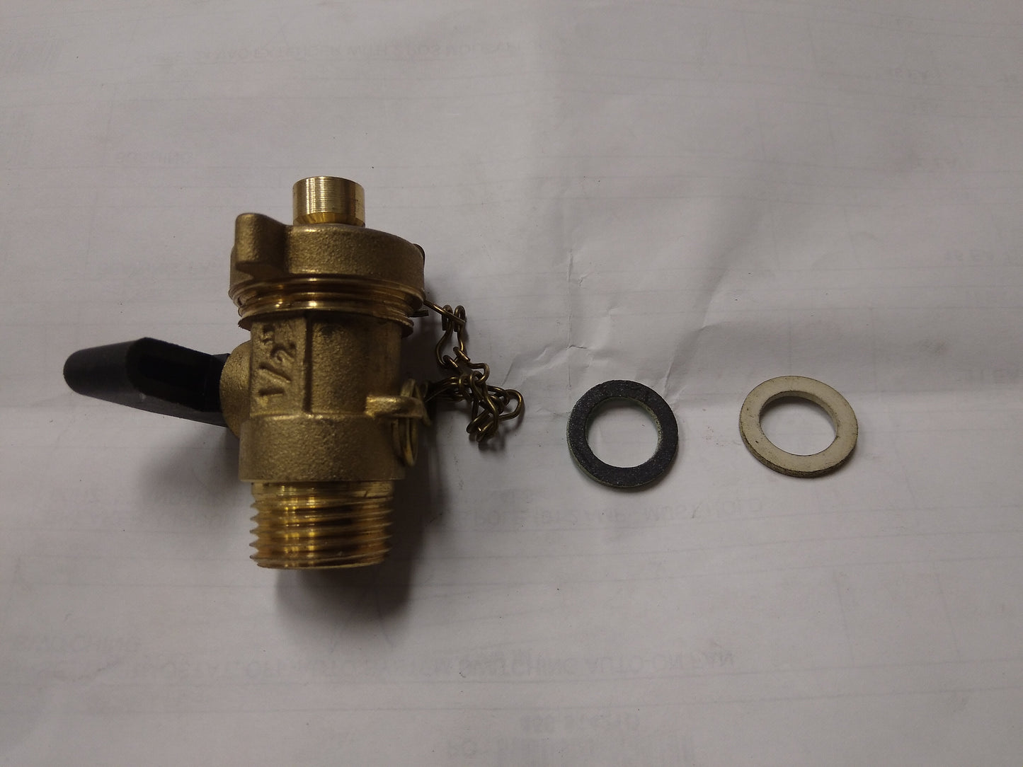 Boiler Drain Valve; 1/2"NPT-3/4"NH