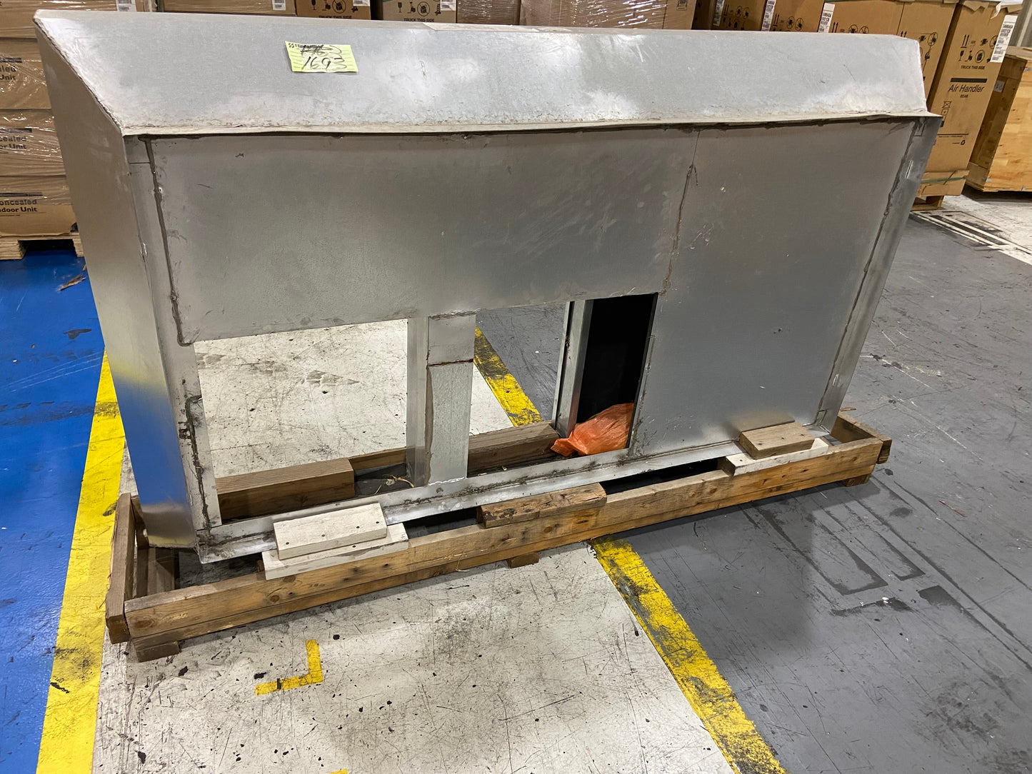 12" High Roof Curb Adapter with Duct Transition