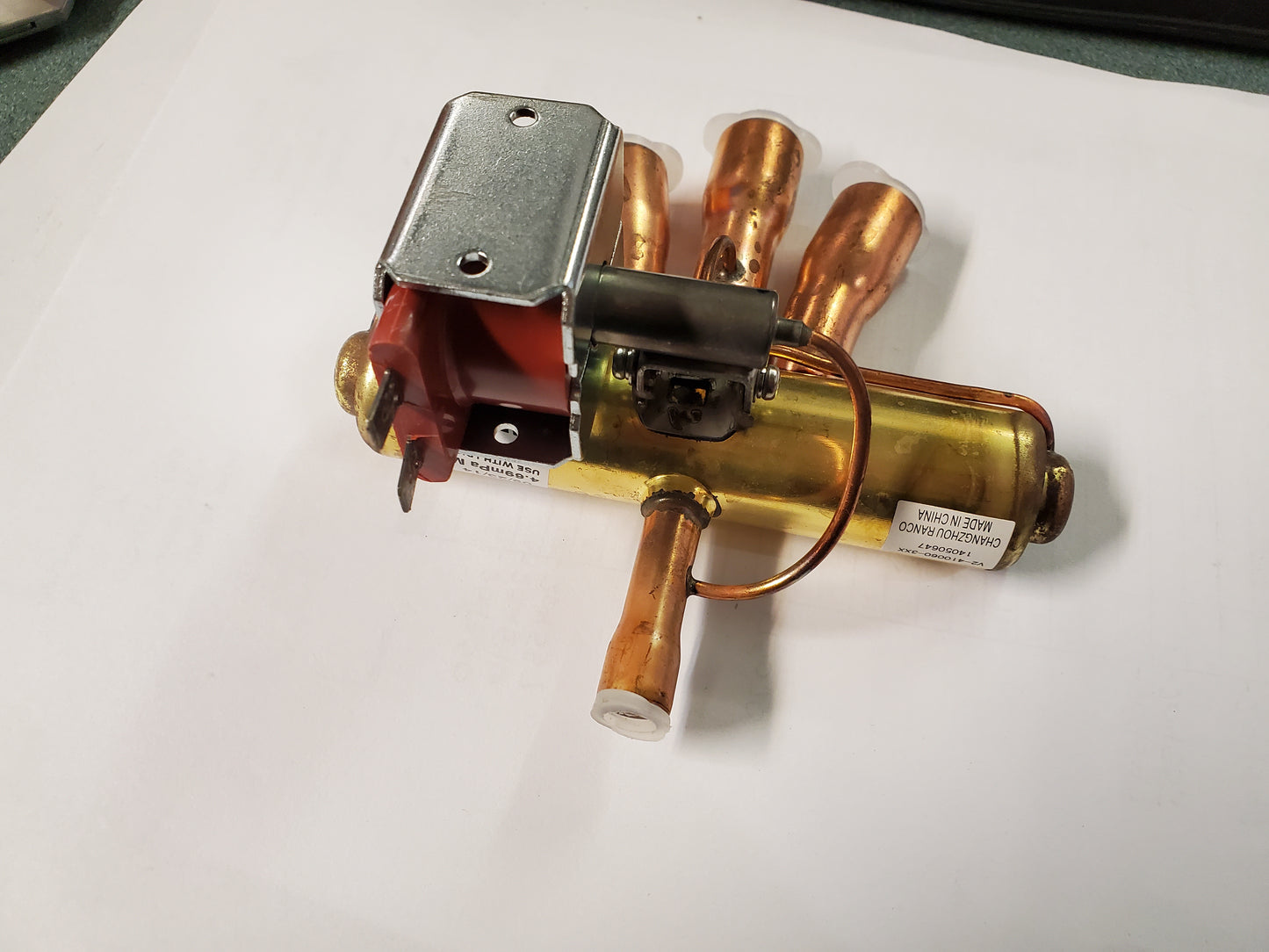 4-Way 2 Ton Reversing Valve with 24V Coil