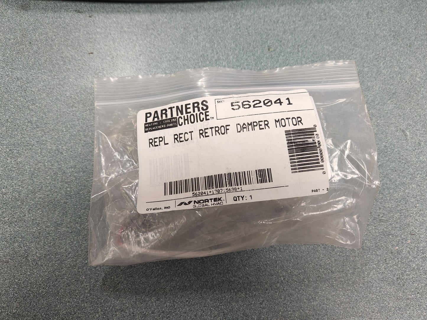 Replacement Rect Retrof Damper Motor