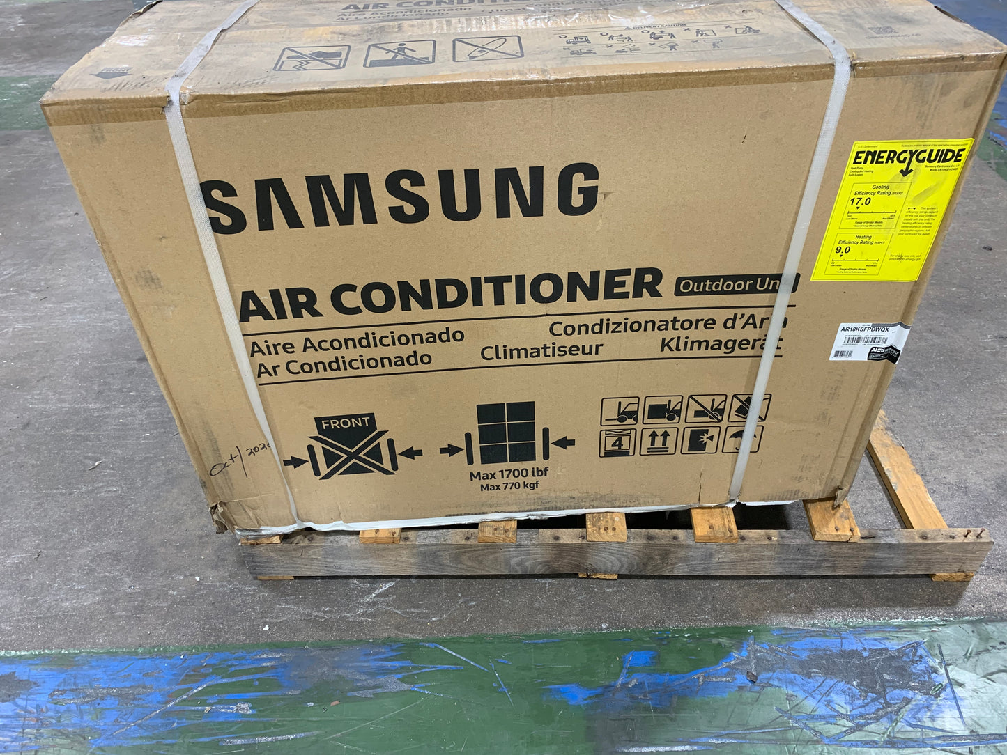 18,000/21,000 BTU Outdoor Heat Pump Mini Split Unit, 17 Seer 208-230/60/1 R410A