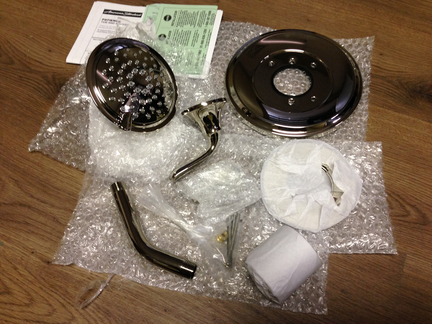 Kit de ajuste de ducha con equilibrio de presión Patience, solo níquel pulido