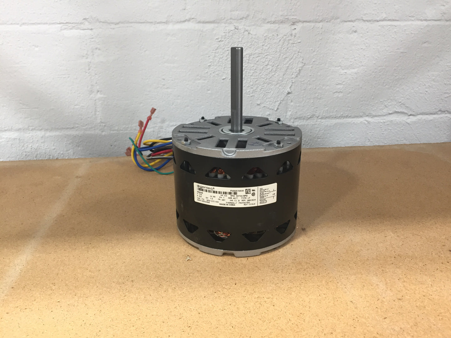 1/3HP Blower Motor 115/60/1 1075 RPM 4 Speed