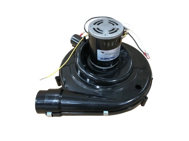 Conjunto de motor de soplador con inductor de tiro Packard de 1/25 HP, 115/60/1 RPM: 3350/1 velocidad