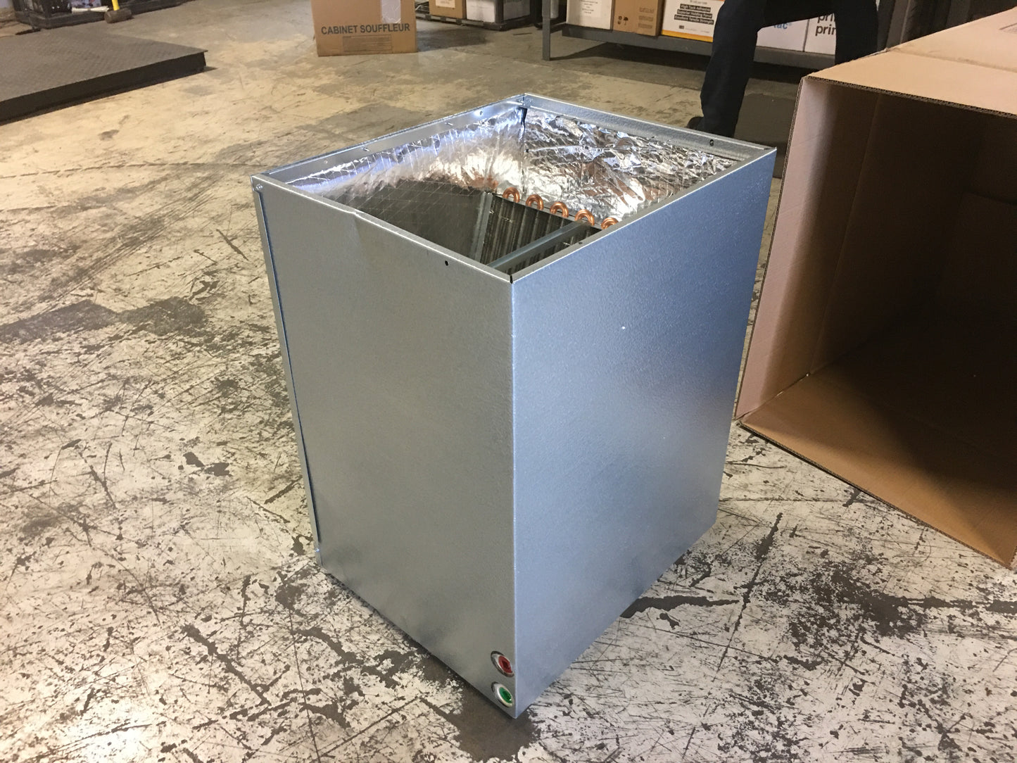 Serpentín horizontal con carcasa "A" de CA/HP de 2 toneladas; R-22/R-410A, CFM: 800