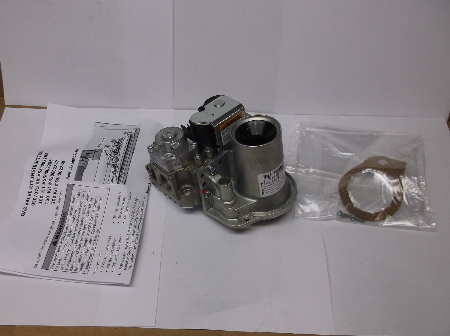 075 Gas Valve Kit Inlet: 1/2" NPT