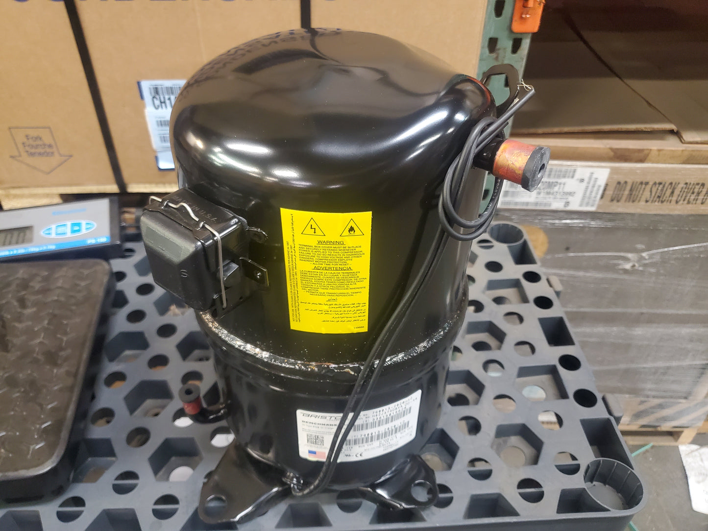 3 Ton AC/HP Benchmark Reciprocating Compressor with Internal Crankcase Heater; 380-460/3PH