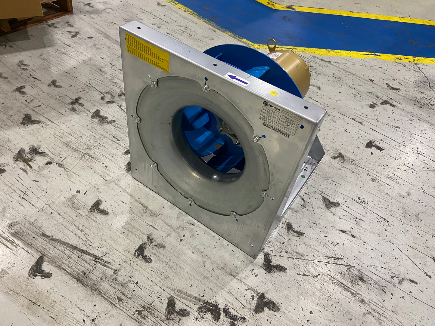 18" Single Inlet Direct Drive Plenum Fan w/10HP 575 Volt Motor RPM 2815