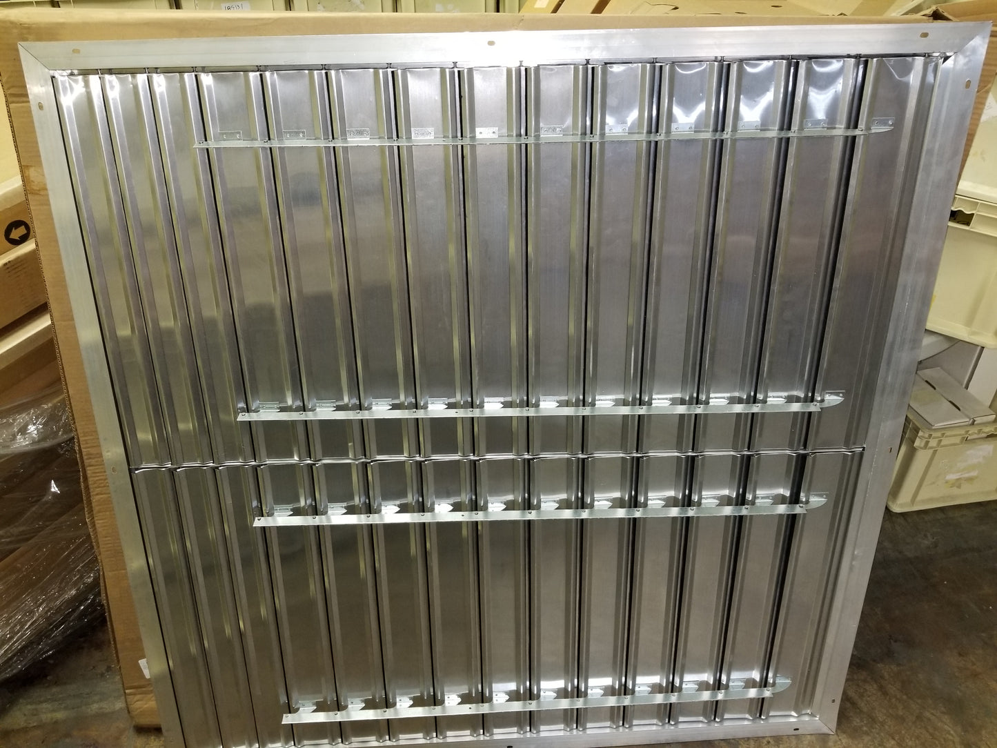 54" Backdraft Damper / Exhaust Shutter