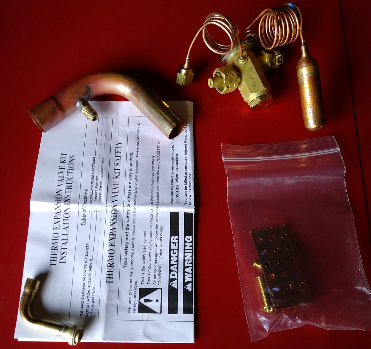 1-1/2 To 3 Ton Adj TXV Kit w/Internal Check Valve And 1/8"ODF Equalizer Port R22/R407C