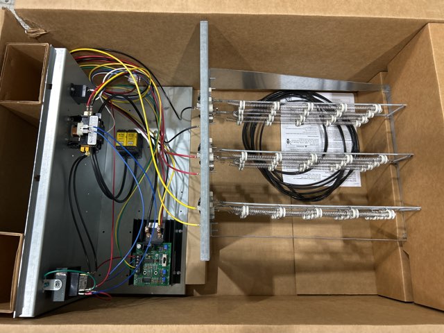 7.5-10 Kw Electric Heat Kit W/ Circuit Board 240/60/1